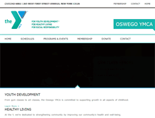 Tablet Screenshot of oswegoymca.org